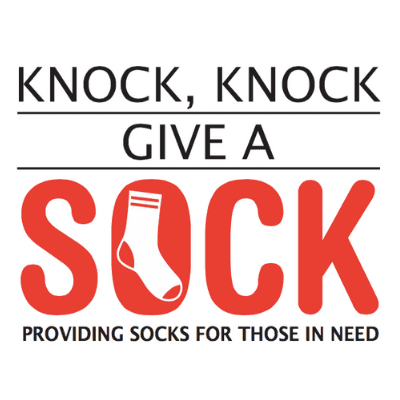 KNOCK KNOCK GIVE A SOCK