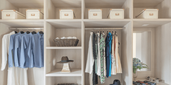 Even if you don’t have very spacious closets, there are plenty of things you can do to make your closets appear larger when selling your home.